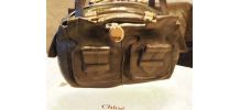 Sac Chloe Cuir Noir 100% Authentique 