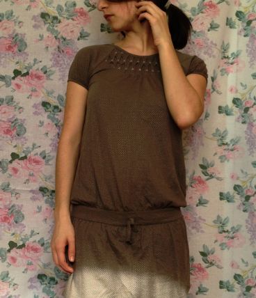 Tunique taupe Okaidi