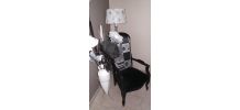 Fauteuil Voltaire patchwork 
