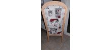 fauteuil Voltaire femme de Paris