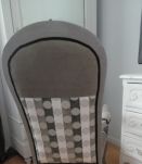 Fauteuil Voltaire gros pois