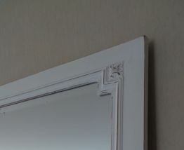 miroir blanc cassé 131 x 81 cm