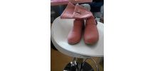 Chaussures femme bottines roses 36