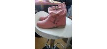 Chaussures femme bottines roses 36