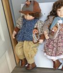 Poupées décoratives en porcelaine de haute qualité, France
