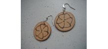 BOUCLES D'OREILLE EN CARTON ET PAPIER