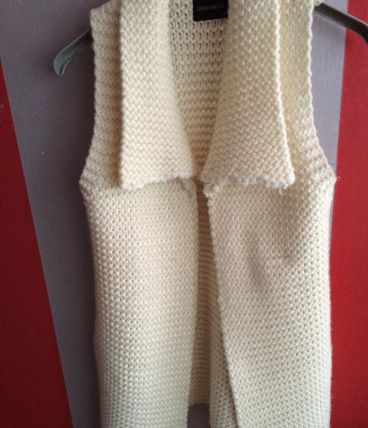 Gilet grosse maille 