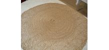 Naperon Rond au crochet Fait Main années 70