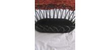 corbeille osier vintage