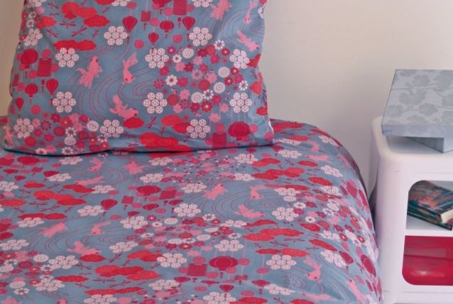 Housse de couette Créateur agreable Percale de coton 200x200
