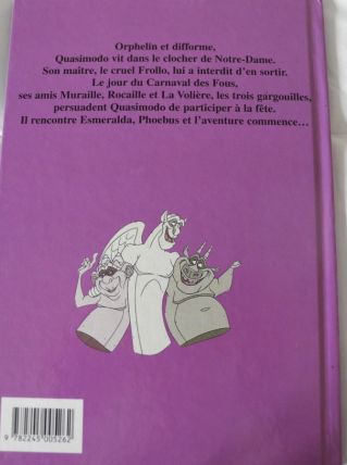 Livre Disney "Le Bossu de Notre-Dame"