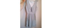 robe à rayures chevron