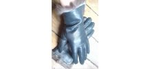 Superbes gants neufs bleu pétrole 7 1/2 femme 