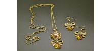PARURE STYLE BAROQUE OCRE