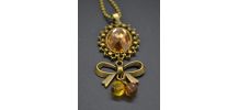 PARURE STYLE BAROQUE OCRE