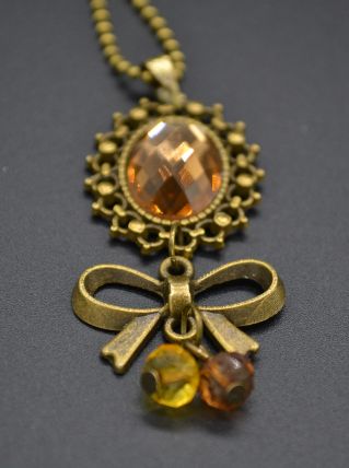 PARURE STYLE BAROQUE OCRE