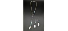 PARURE PERLES ET PLUME