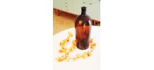 Bonbonne Vase vintage marron