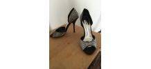 Escarpins noirs / strass