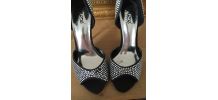 Escarpins noirs / strass