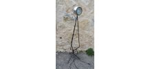 lampadaire fer forgé et tole 