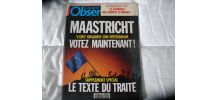 Le Nouvel Observateur Juin 1992 texte du traité de Maastricht