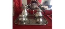 service café et thé en étain
