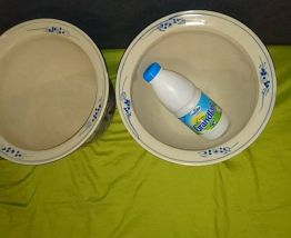 2 Magnifiques POTS de terre Chinois , capacité 10 litres 