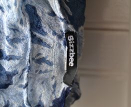 foulard bleu