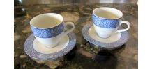  Tasses à thé Geneviève Lethu 