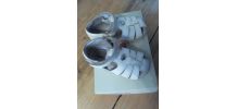 Sandales premiers pas - cuir blanc Orchestra - taille 19