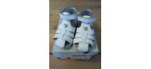 Sandales premiers pas - cuir blanc Orchestra - taille 19