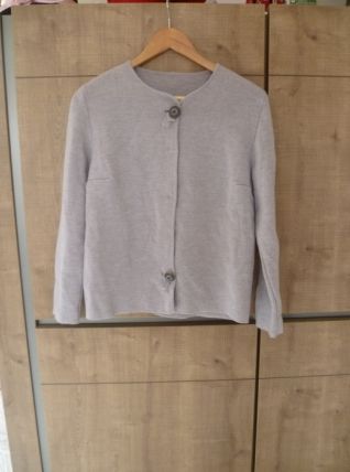 Gilet / pull gris clair vintage / retro