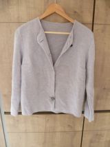 Gilet / pull gris clair vintage / retro