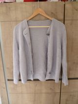 Gilet / pull gris clair vintage / retro