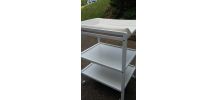 Table à langer en bois blanc + matelas