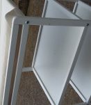 Table à langer en bois blanc + matelas