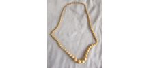 collier vintage ivoire 