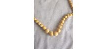 collier vintage ivoire 