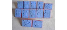 12 tampons encreurs Babar 