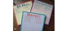 Post it organisation quotidien avec fun