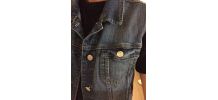 Veste sans manche denim Mango