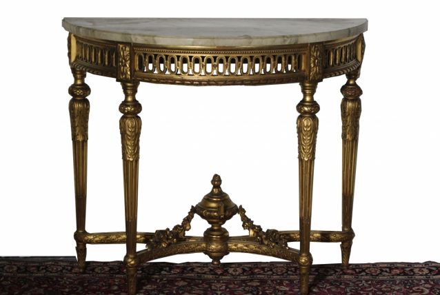 Console Demi lune