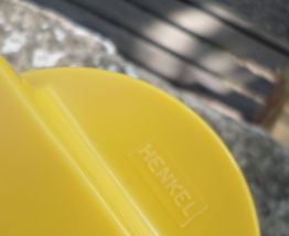RARE pot Henkel fleurs jaunes très bon état
