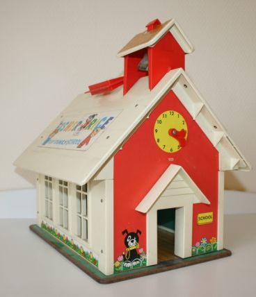 Fisher Price Ecole Family School vintage de 1971