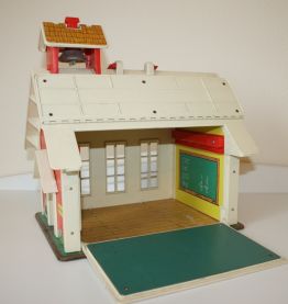 Fisher Price Ecole Family School vintage de 1971