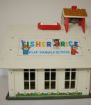 Fisher Price Ecole Family School vintage de 1971