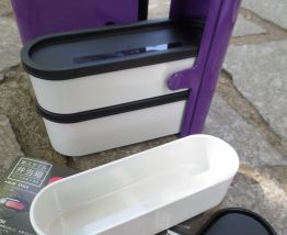 Lunchbox neuve, 3 étages - vendue avec boîte d'origine