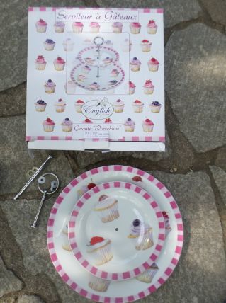 Présentoir à gâteaux - double 