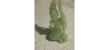 statuette jade  jadéite vintage 18/14